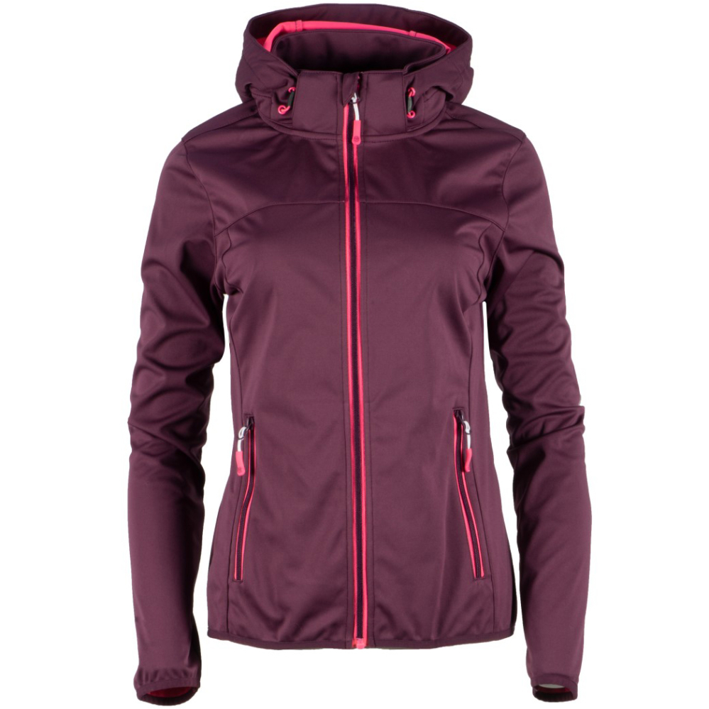 részlet GTS 4013 L vínová dámská softshell bunda