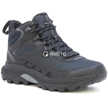 MERRELL SPEED STRIKE 2 MID WP black trekking cipő