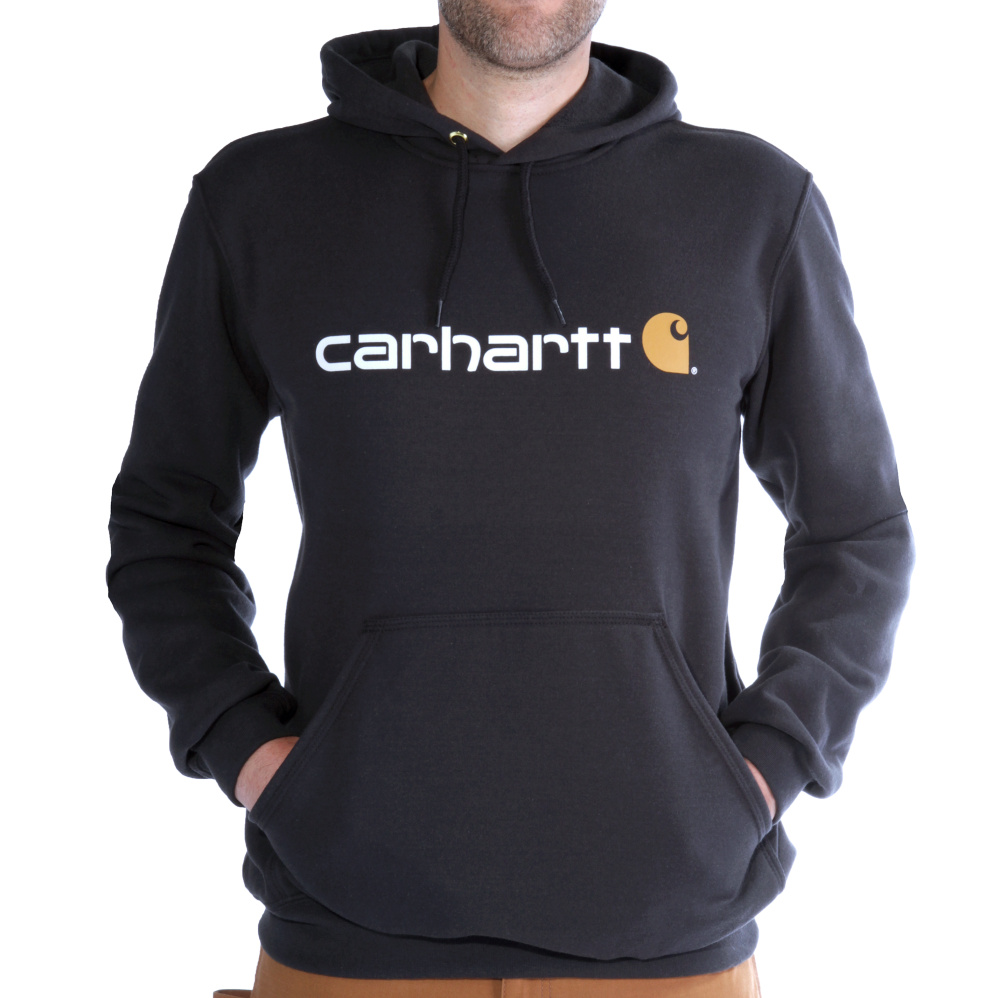 részlet CARHARTT černá pánská mikina